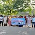 সাবেক ইউপি সদস্য ও তাঁর পরিবারের ওপর হামলার প্রতিবাদে খানসামায় মানববন্ধন