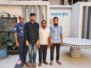 ময়মনসিংহ কোতোয়ালী মডেল থানা পুলিশের অভিযানে  গ্রেফতার ৬