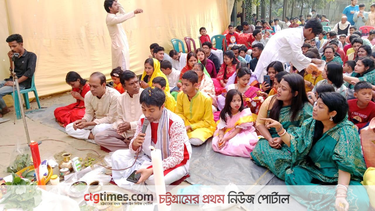 ব্যাপক আড়ম্বড়তার সাথে কাজেম আলী স্কুল এন্ড কলেজে বার্ণী অর্চনা অনুষ্ঠিত
